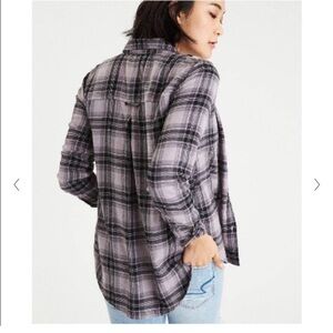 American Eagle Button Down Shirt Boyfriend Fit